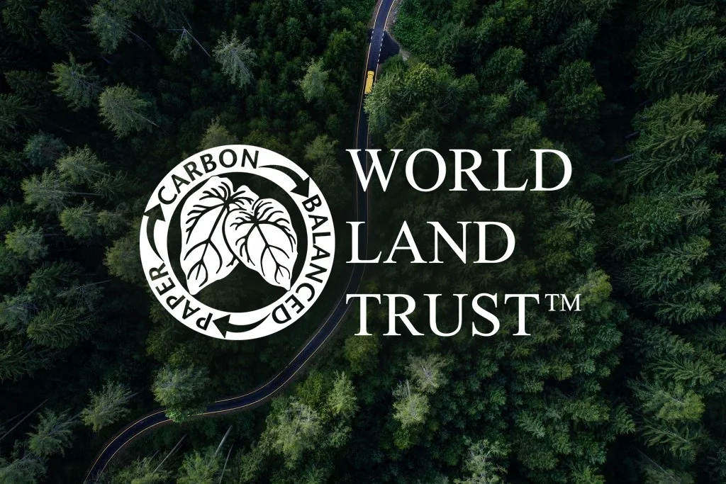 Carbon Balanced Paper NA - World Land Trust Logo