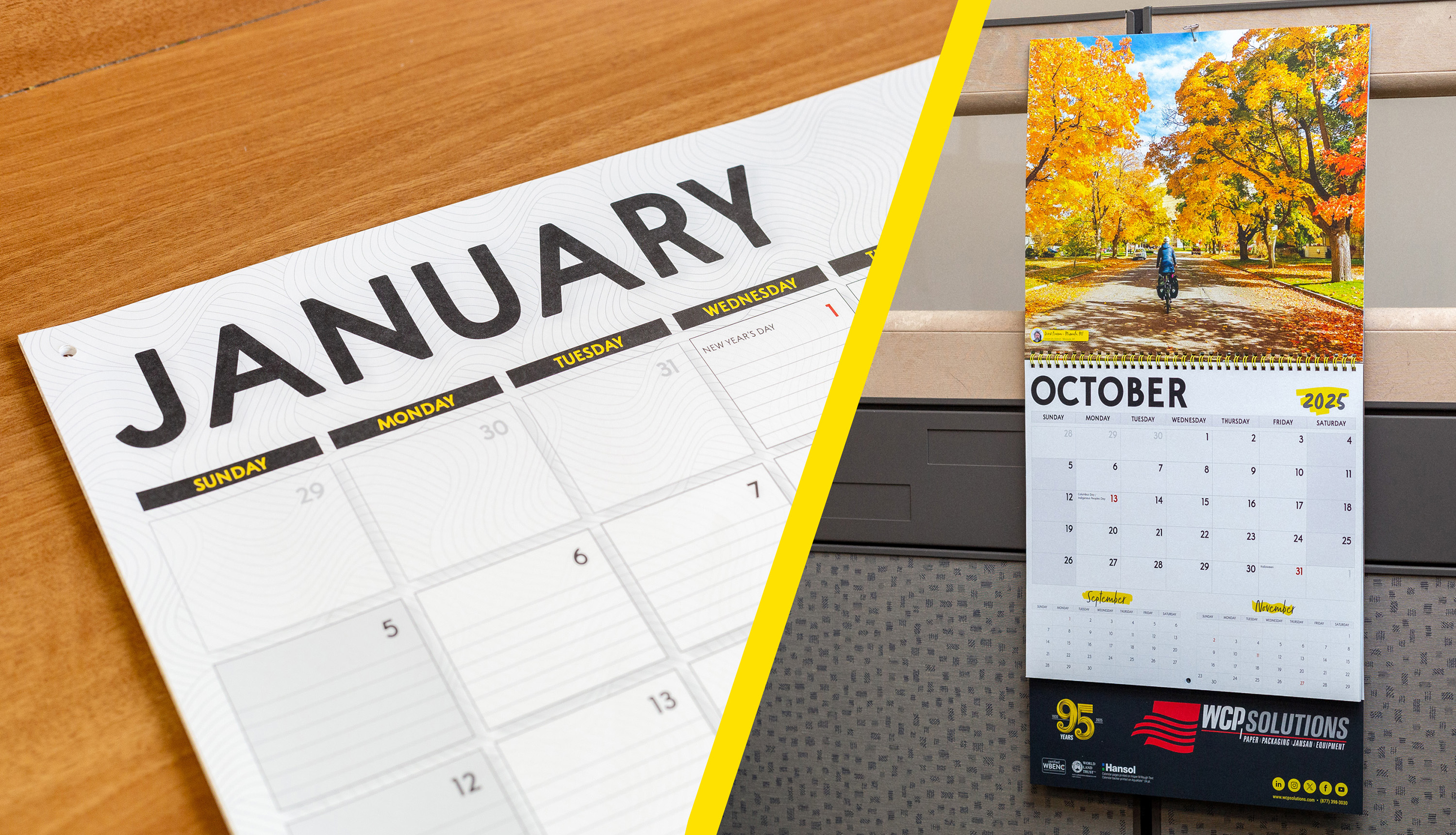 WCP Wall and Desk Calendar