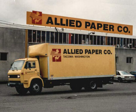 Allied Paper Co Truck